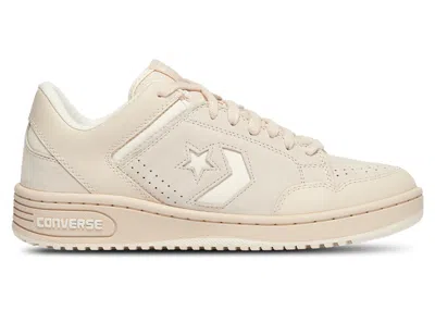Pre-owned Converse Men's  Weapon Ox Sneakers In Light Dune/egret