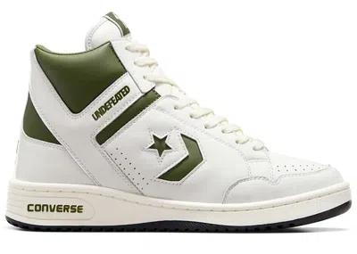 Pre-owned Converse Men's  Weapon Undefeated Sneakers In Vintage White/chive/egret In Multi