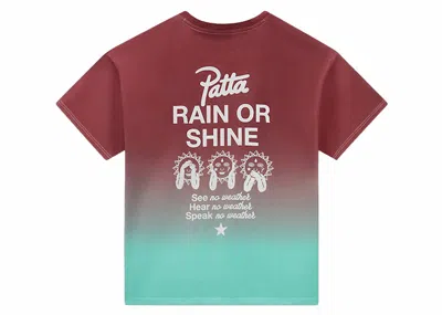Pre-owned Converse Men's  X Patta Gold Standard T-shirt In Patta Gradient