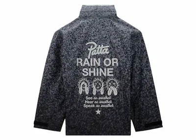Pre-owned Converse Men's  X Patta Rain Jacket In Black Gradient