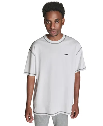 Converse Men's Crewneck Oversized T-shirt In White