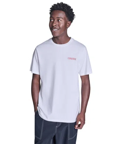 Converse Men's Hotdog Dude Short-sleeve T-shirt In White