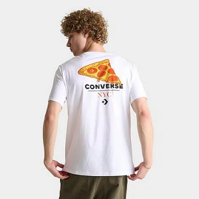 Converse Men's Nyc Logo T-shirt In White