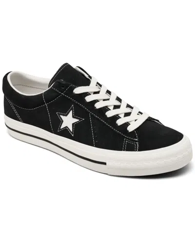 Converse Men's One Star 95 Skate Casual Sneakers From Finish Line In Black