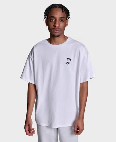 Converse Men's Out Of This World Standard Fit Graphic T-shirt In White