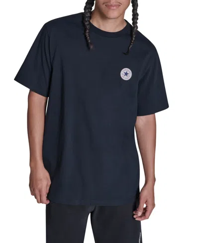 Converse Men's Regular-fit Crewneck T-shirt In Blue