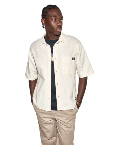 Converse Men's Regular-fit Short-sleeve Collared Shirt In Multi