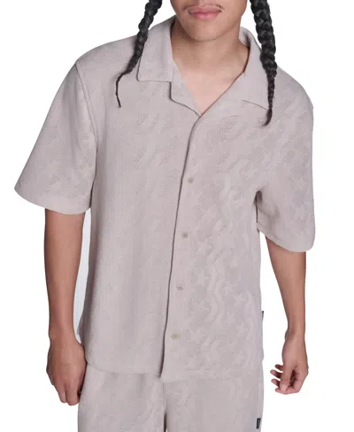 Converse Men's Regular-fit Short-sleeve Collared Shirt In Multi