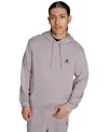 Converse Men's Standard Fit Long Sleeve Sweatshirt In Gray
