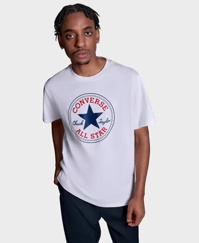 CONVERSE MEN'S STANDARD FIT PATCH T-SHIRT