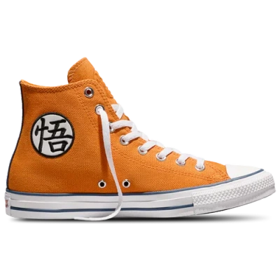 Converse Mens All Star Hi Dragon Ball Z Goku In Orange