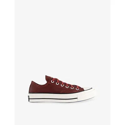 Converse Mens All Star Ox 70 Leather Trainers Smoked Paprika Egret Bla