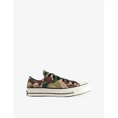 Converse Mens All Star Ox 70 S Canvas Trainers Hodgman Camo Warm Quarry