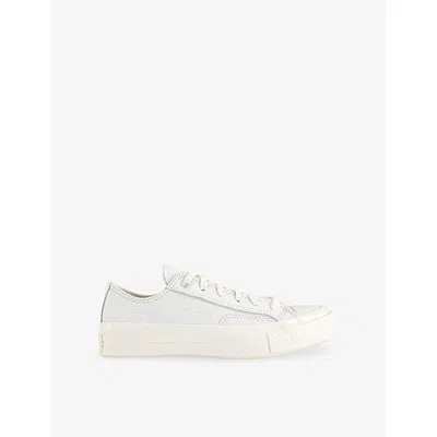 Converse Mens All Star Ox 70 S Perforated Leather Trainers Vintage White Vintage Wh