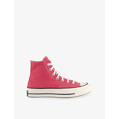 Converse Mens Cherry Balm Egret Black All Star Hi 70 Canvas High-top Trainers In Pink