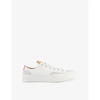 Converse Mens Egret Egret Hay Day All Star Ox 70s Canvas Trainers In White