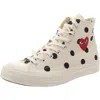 Converse Mens Polka Dot Manmade High-top Sneakers In Multi