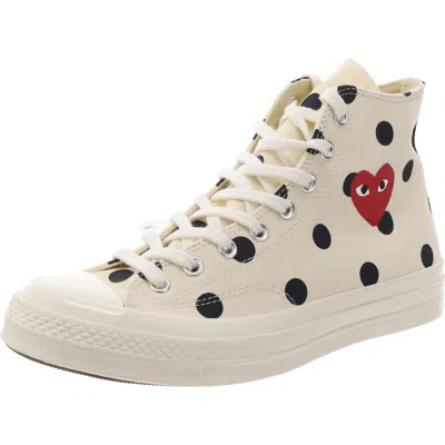 Converse Mens Polka Dot Manmade High-top Sneakers In Multi