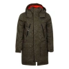 Converse Mid-length Printed Sideline Down Jacket 'olive Green'