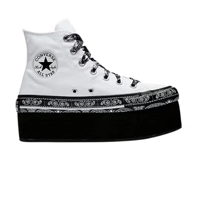 Pre-owned Converse Miley Cyrus X Wmns Chuck Taylor All Star Platform Hi 'white'