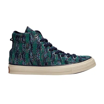 Pre-owned Converse Missoni X Chuck Taylor All Star Hi 'eclipse' | Blue | Men's Size 9