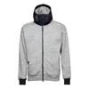 Converse Mixed Media Full Zip Sweatshirt 'grey' In Gray