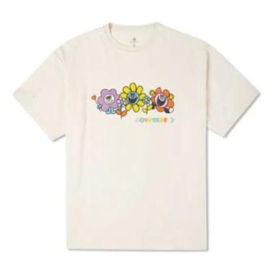Converse Much Love Crew Neck T-shirt 'white' In Neutral