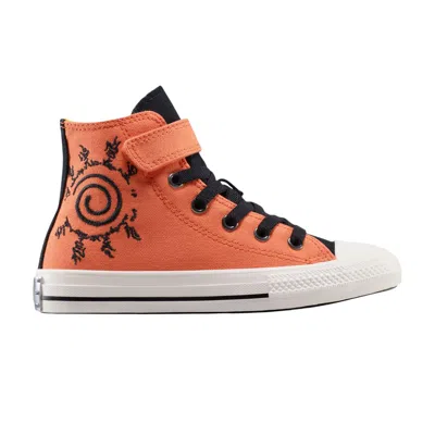 Pre-owned Converse Naruto X Chuck Taylor All Star High Gs 'naruto' | Orange | Kid's Size 11.5