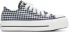 Converse Navy & White Chuck Taylor All Star Gingham Sneakers In Obsidian/white/vinta