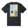 Converse Neon Nature Graphic T-shirt 'black'