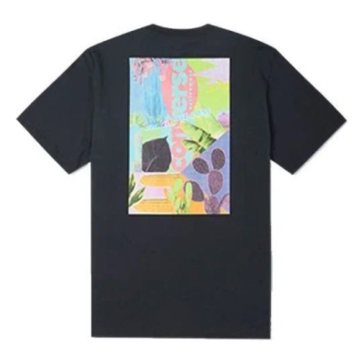 Converse Neon Nature Graphic T-shirt 'black'
