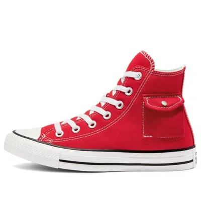 Converse New  Mens Chuck Taylor All Star Side Pocket In Red