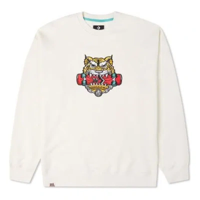 Converse New Year Series Tiger Pattern Round Neck Sports 'milk White'