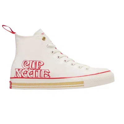 Pre-owned Converse Nissin Foods X Chuck Taylor All Star High 'cup Noodle - Original' In Cream