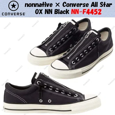 Pre-owned Converse Nonnative ×  All Star Ox Nn Black Nn-f4452 Size Us Men's 3.5-11.5