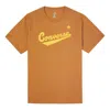 Converse Nova Logo T-shirt 'dark Soba' In Brown