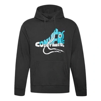 Converse Novelty Sneaker Graphic Hoodie 'black'