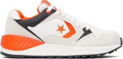 Converse Off-white & Orange Wave Trainer Low Top Sneakers