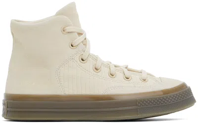 Converse Off-white Chuck 70 Marquis Sneakers In Lt Dune/lt Dune