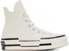 Converse Chuck 70 Plus Egret High-top Sneakers In Egret/black/egret