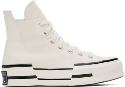 Converse Chuck 70 Plus Hi Sneakers In White