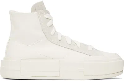 Converse Off-white Chuck Taylor All Star Cruise High Top Sneakers In Egret/egret/egret
