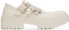 Converse Off-white Chuck Taylor All Star Mary Jane Platform Sneakers In Egret/egret/gold