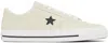 Converse Beige One Star Pro Sneakers In Egret/white/black