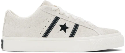 Converse One Star Academy Pro Sneakers In Egret,black