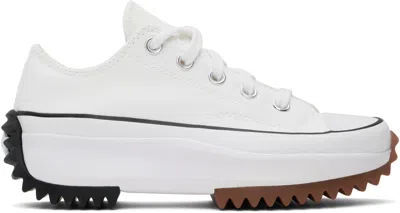 CONVERSE OFF-WHITE RUN STAR HIKE CANVAS PLATFORM SNEAKERS