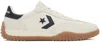 Converse Off-white Run Star Trainer Low Top Sneakers In Khaki/off White