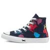 Converse Older Kids' Geography Class Chuck Taylor All Star High Top 'blue Red Yellow' In Multi
