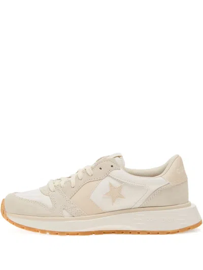 Converse Omni Logo-patch Suede Sneakers In Neutral