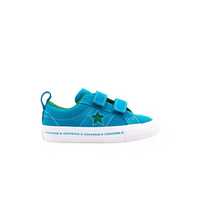 Pre-owned Converse One Star 2v Low Td 'hawaiian Ocean Jolly Green' | Blue | Infant Size 5